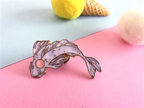 Lucky Fish Pin Koi Fish Enamel Pins Enamel Pin Lapel Pin Hard Etsy