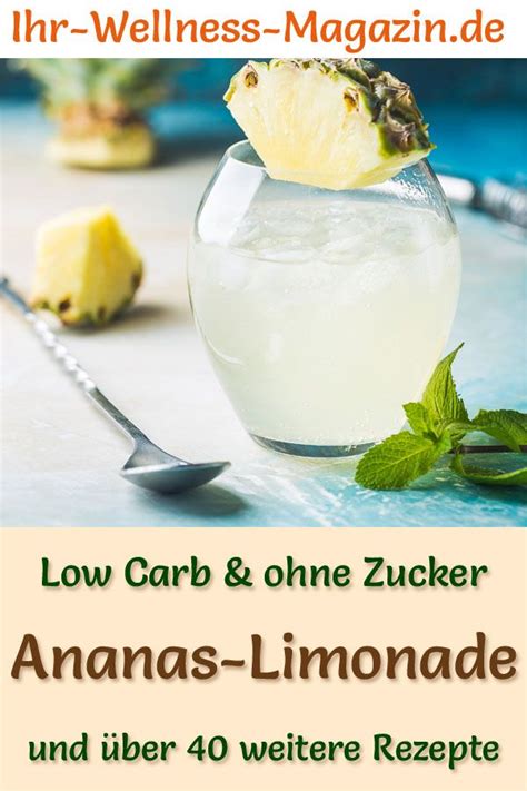 Ananas Limonade Selber Machen Rezept Ohne Zucker Low Carb