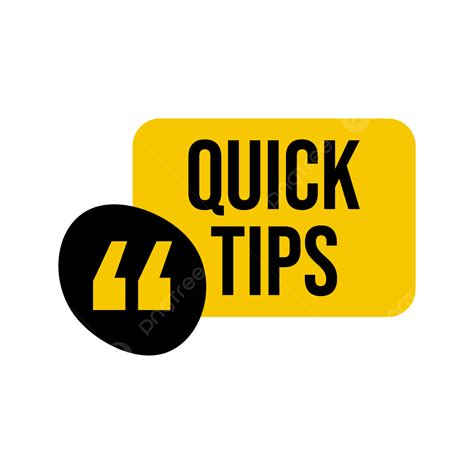 Quick Tips Vector Free Quick Tips Quick Tips Vector Help Png And