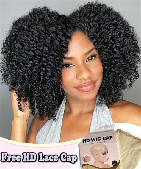 Dolago 3B 3C Kinky Curly HD 13x6 Lace Frontal Wig With Invisible Knot