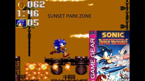 Sonic Triple Trouble Part 2 Sunset Park Zone Youtube