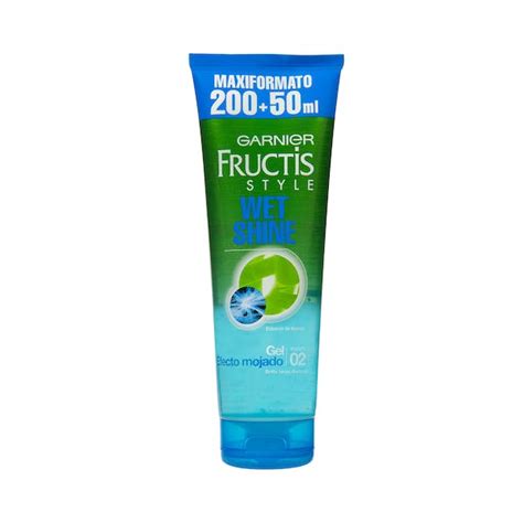 Gel Fijador Cabello Wet Shine Fructis Fuerte 02 Mercadona