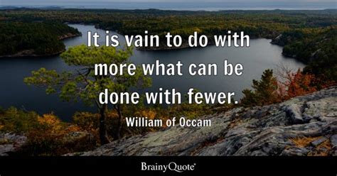 William of ockham quote - polizdisney