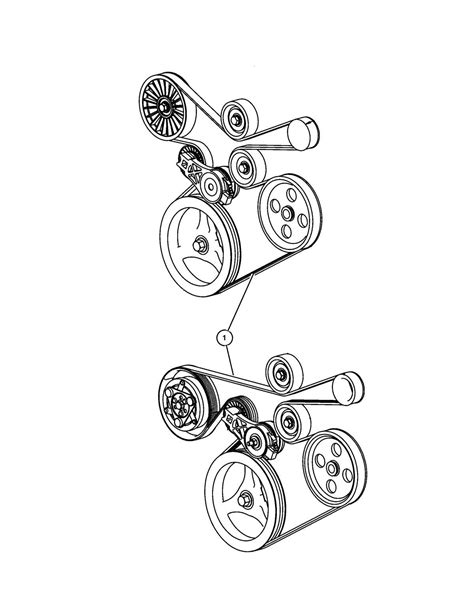 Diagram For The 2 4 Belt In A 2007 Jeep Compass