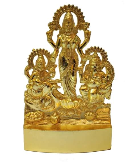 Laxmi Ganesh Saraswati Idol Lakshmi Ganpati Sarasvati Statue Murti