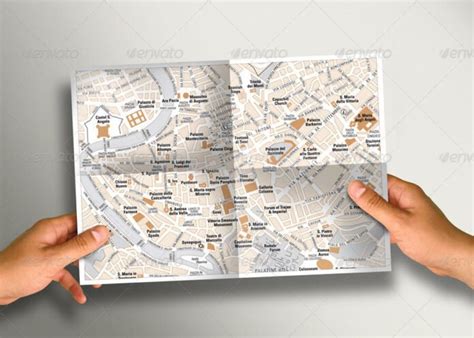 20 Beautiful Map Mockup PSD Templates Mockup Den