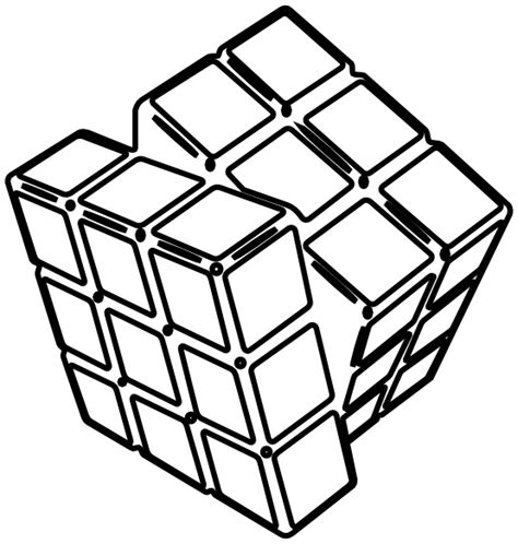 Rubiks Cube Coloring Pages Best Coloring Pages For Kids