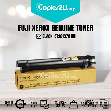 Original Fuji Xerox CT201370 Black Toner For Fuji Xerox Apeosport