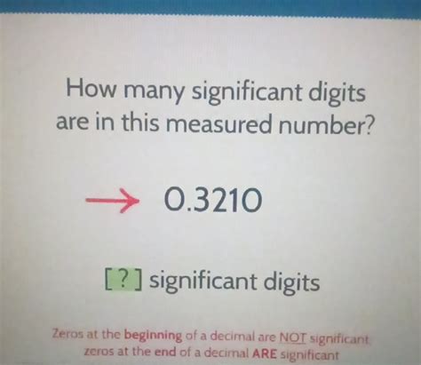 Solved How Many Significant Digits Are In This Measured