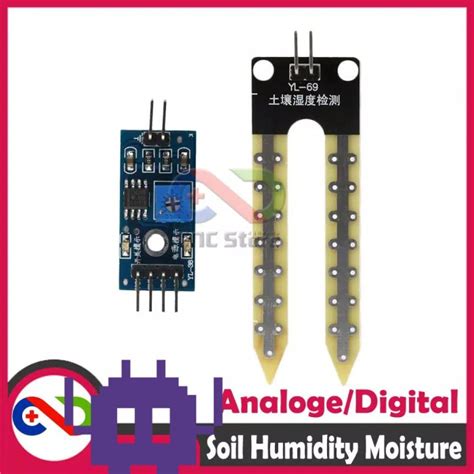 Jual Module Sensor Kelembaban Tanah Soil Hygrometer Soil Moisture