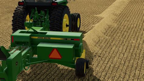 Presse à balles carrées John Deere 348 v1 0 0 0 FS25 Mod Farming