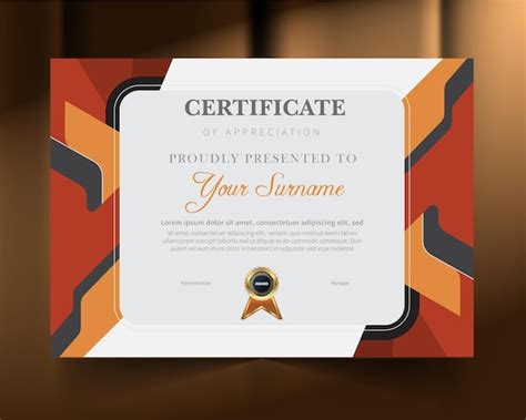 Premium Vector Professional Unique Certificate And Diploma Template