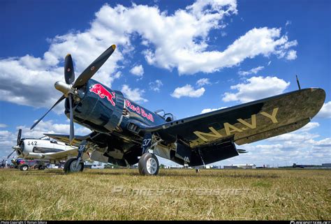 OE EAS Red Bull The Flying Bulls Chance Vought F4U 4 Corsair Photo By