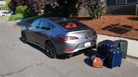 Acura Integra Luggage Test How Big Is The Trunk Autoblog