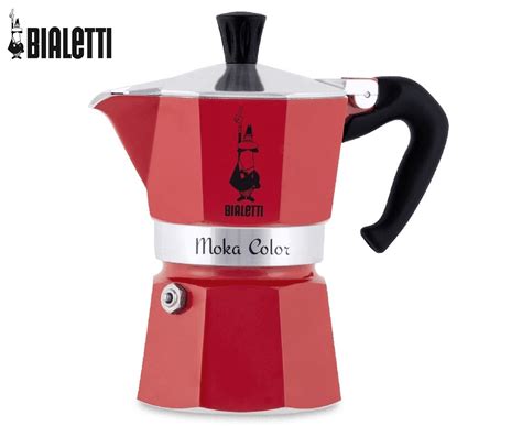 Bialetti 6 Cup Moka Express Stovetop Espresso Maker Red Nz