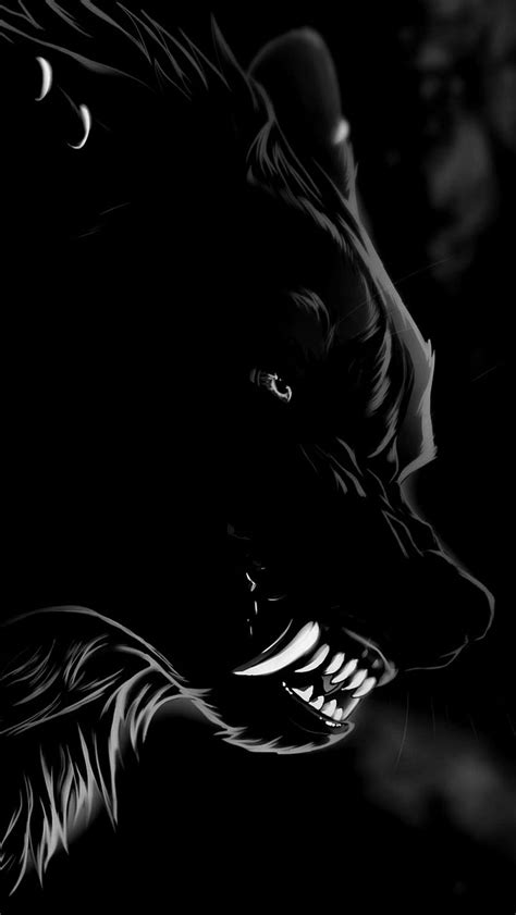 Corte Todo Lo Mejor Preguntarse Lobo Negro Fondo De Pantalla Bicapa