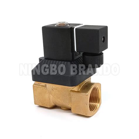 Type 6213 1 Servo Assisted Brass Solenoid Valve DC12V DC24V AC110V