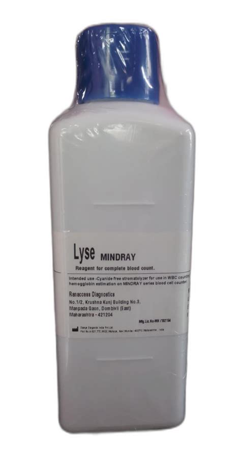 Clinical Chemistry Reagent Lyse Mindray Ranaccess Diagnostic Packaging