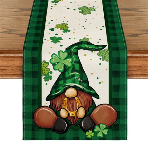 Snapklik Artoid Mode Shamrock Buffalo Plaid Gnomes Lucky St