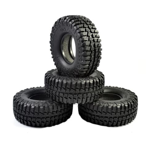 Neumáticos de goma de 1 9 para 100 RC Crawler Axial SCX10 Tamiya CC01