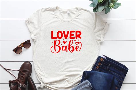 Lover Babe Valentines Day Typography SVG Graphic By Trendy T Shirt Store Creative Fabrica