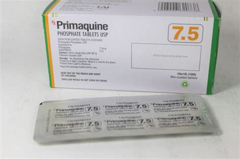 Primaquine Phosphate Tablets Usp Mg