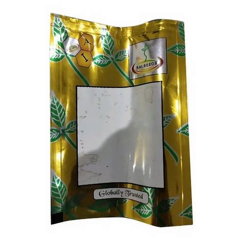 Printed Glossy Snacks Packaging Pouch Zipper Slider Capacity 100