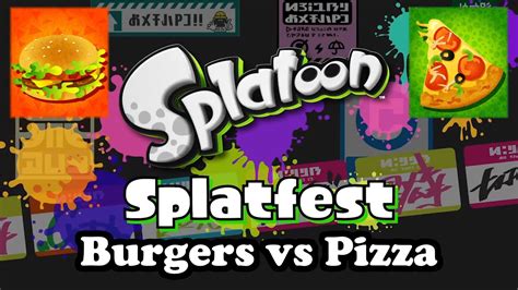 Splatoon Splatfest Burgers Vs Pizza Youtube