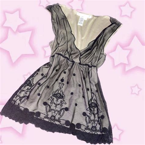 Nude Lace Top Not See Through Size Large Super Depop