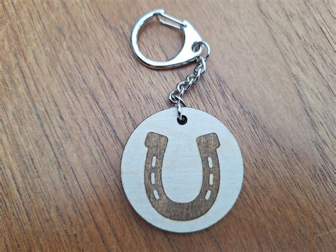 Horse Shoe Keyring Ecogreen Equestrian