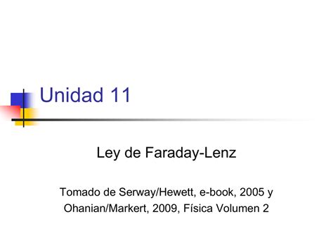 Ley De Faraday Lenz