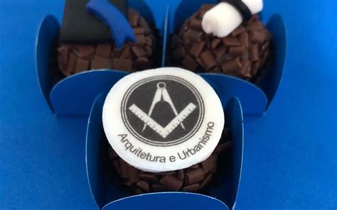 Brigadeiro Personalizado Formatura Arquitetura E Urbanismo Luana