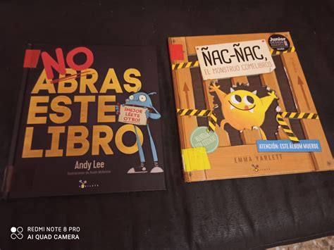 La magia de la lectura Biblioteca personal Ñac ñac el monstruo comelibros