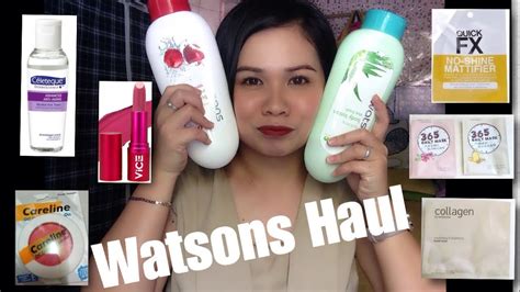 Affordable Watsons Haul For The Month Of April Nikikay Gonzaga Youtube