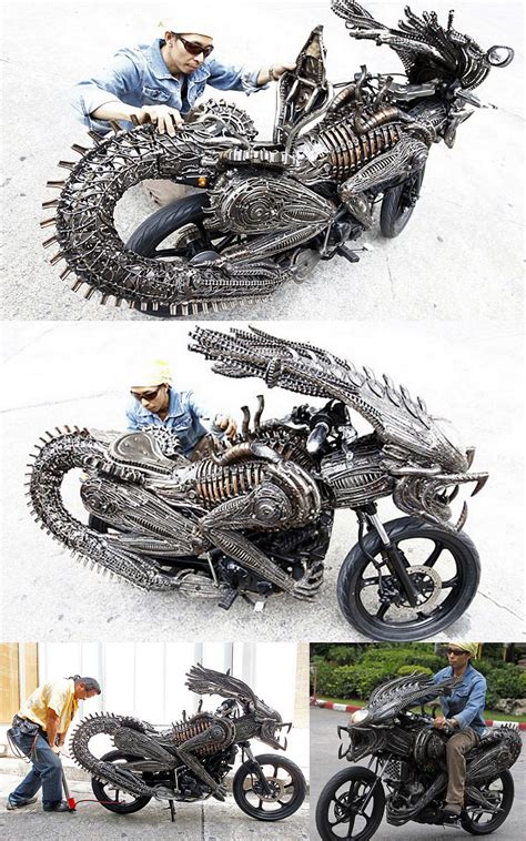 Alien vs. Predator Motorcycle | Futuristic motorcycle, Custom bikes ...