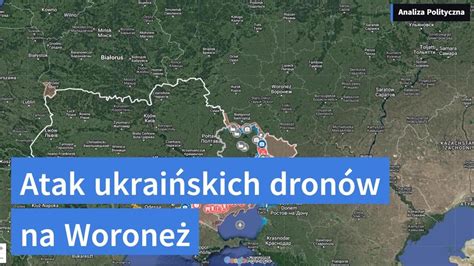 Atak Ukraińskich dronów na Woroneż YouTube