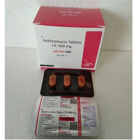 Azi Od Mg Azithromycin Tablets At Rs Strip Of Tablets