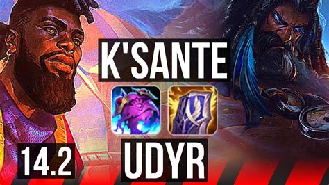 K SANTE Vs UDYR TOP 9 1 5 KR Grandmaster 14 2 YouTube