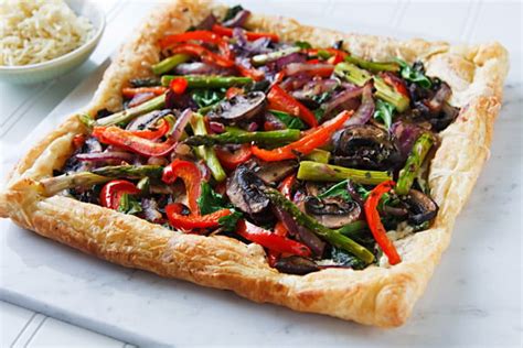 Vegan Vegetable Tart For Festive Spring Occasions