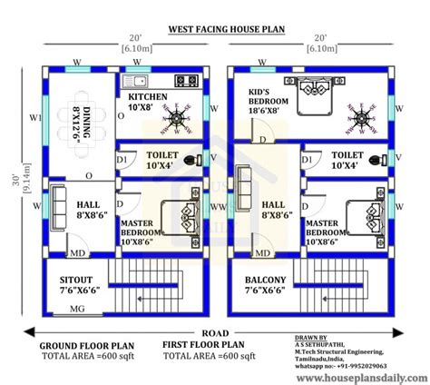 west facing house plan vastu home