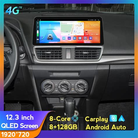 Autorradio Con Pantalla Qled Para Coche Reproductor Multimedia Con