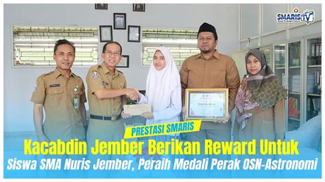 Raih Medali Perak OSN Astronomi Siswi SMA Nuris Dapat Reward Dari