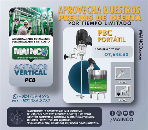 Agitadores Verticales Pbc