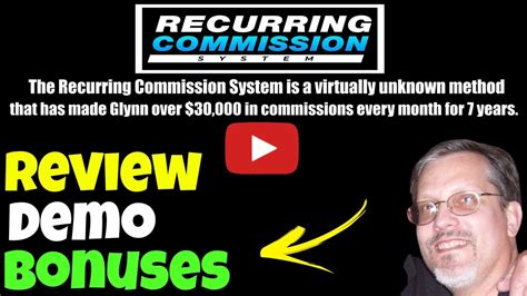 Recurring Commission System Review And Demo Recurring Commission