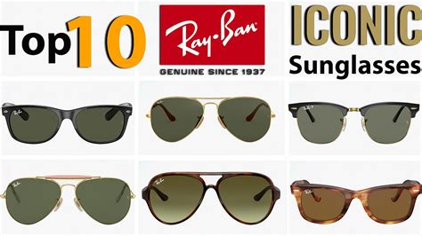 Top 10 Iconic Ray Ban Sunglasses Youtube