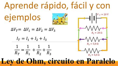 Ley De Ohm Resistencias En Paralelo Circuito Paralelo Con The Best