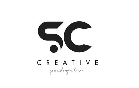 SC Letter Logo Design With Creative Modern Trendy Typography 4907856