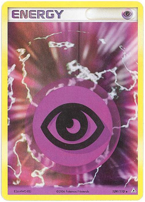 Pokemon Card Holon Phantoms Psychic Energy Holo Foil