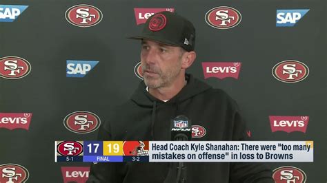 San Francisco 49ers Head Coach Kyle Shanahan Quarterback Brock Purdy