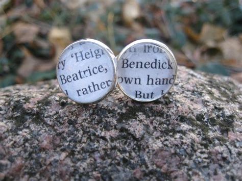 Much Ado About Nothing, Beatrice & Benedick Cufflinks. Shakespeare ...